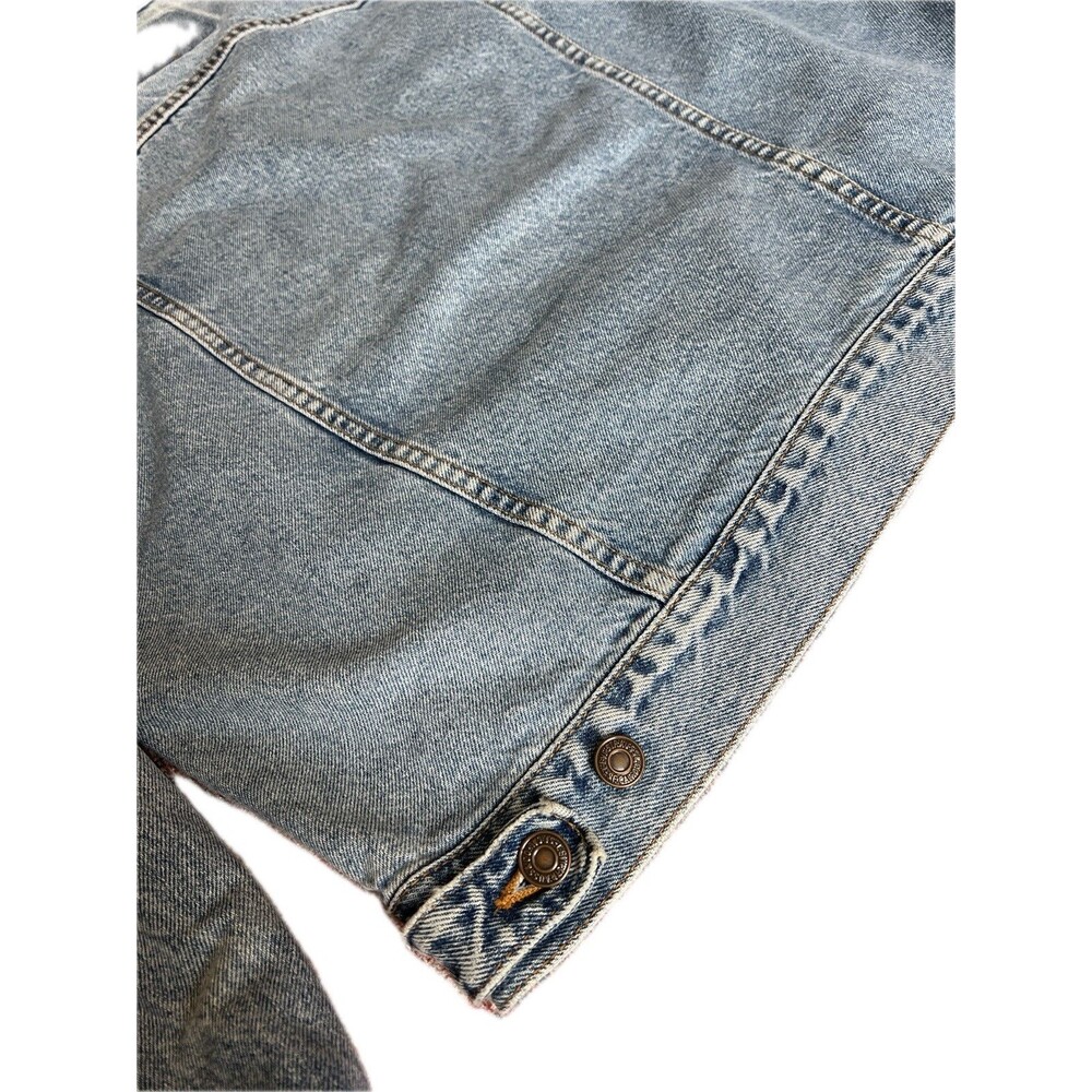 Levi’s 70507-0389 90s Vintage Blue Denim Trucker Jacket Mens Small USA - Picture 2 of 12